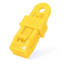 (Yellow) Adjustables Heavy Duty Lock Grip compatible with Tarp & Shades Cloth Strong Windproof Awning Clamp compatible with Outdoor
