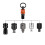 Square Socket Adapter Holder Keychain 1/2 Square  Quick Change Conversion Rod Portable Hand-Held Holders Hand Tools 5