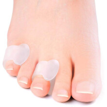 (Clear) Gel Toe Separator, Pinky Toe Spacers, Preventing Rubbing & Relieve Pressure (pack Of 12)