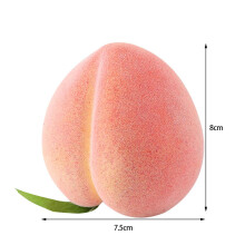 6pcs Artificial Peaches, Vivid Fake Fruit Decor, 8cm Size