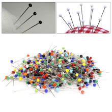 Plastic Pearl Head Pins 500pcs Colourful DIY Sewing Accessory 4mm-38mm