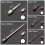 3Pcs 75/150/300mm Screwdriver Bit Holder Magnetlc Extended Self-Locking Extension Rod Quick Release 1/4 Inch Hex 5