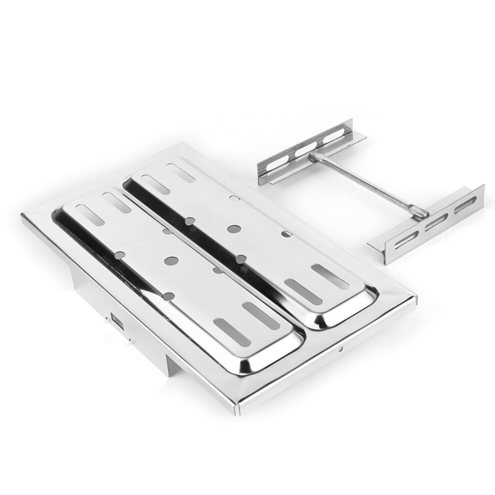 Polished Stainless Steel Universal Battery Tray 7444352234424