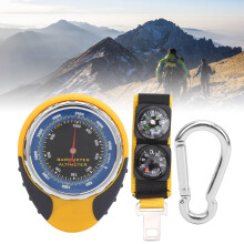 4-in-1 Altimeter Barometer W/Compass & Thermometer for Outdoors, 85x68x28mm