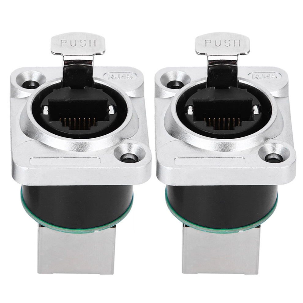 RJ45 Angled Fire Retardant Connector 2 Pack