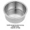 3pcs 51mm Stainless Steel Coffee Filter Basket, Reusable Coffee Machine Filter for Single/Double/Four Cup 4