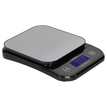 WHB28 10Kg/1g Digital Stainless Steel LCD Weighing Scale, Black