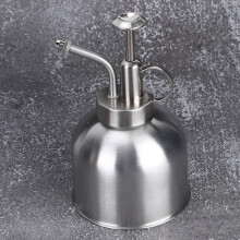 Stainless Steel Hand Pressure Sprayer Watering Pot 15x8cm Indoor Garden