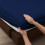 (Single, Navy Blue) 25cm Deep Brushed Microfiber Fitted Bed Sheet- 200TC Elastic Stretchable Hotel Quality Durable Fitted Sheets 3