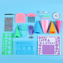 Handmade Paper Quilling Tool Kit – ABS Beads Needle Tweezers DIY Scrapbooking
