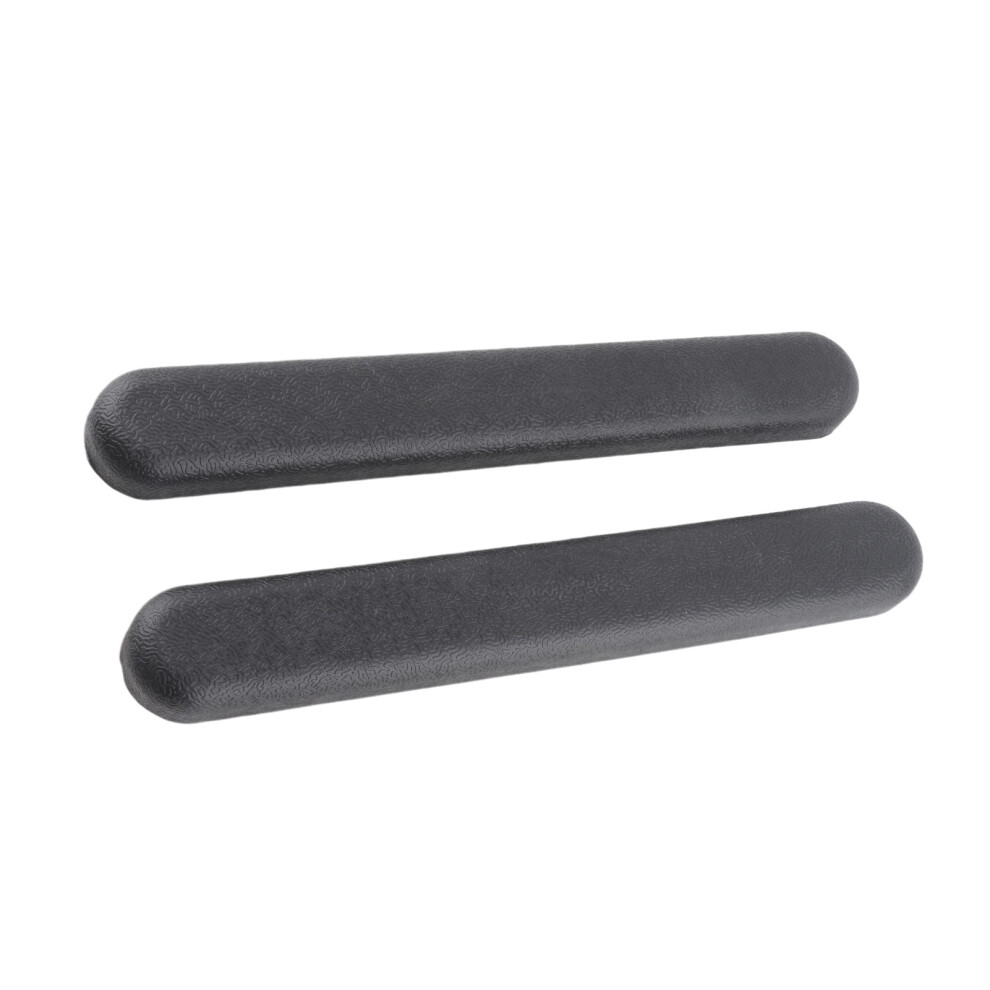 Black Universal Wheelchair Armrest Pads Replacement 32.5 X 4.6Cm