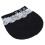Adjustable Maternity Waist Extender Black Cotton 18x17cm 1