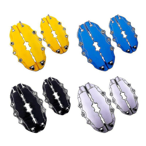 (White, L) 3d Style Universal Car Brake Caliper Upgrade Caliper Bushing