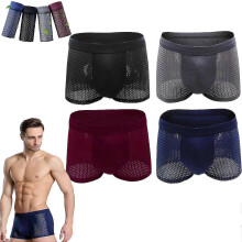 (4pcs-a, 4X-Large) Bamboo Fiber Boxer Briefs, Boxer Briefs, Bamboo Fiber Boxer Shorts, Box Hero Bamboo Boxers Ssbgv