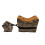 (pale brown) Empty Hunting Sandbag Set Front Rear Support Rifle Rest Bag 1