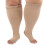 (L) Compression Sock compatible with Men Women, Plus Size Compression Socks Wide Calf, High Knee Flight Socks Medical Compression 1