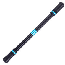 (Blue) Pen Spinner Exercise Flexible Fingers Professional Tpr Rubber Black Samurai Spinning Pen compatible with Adults