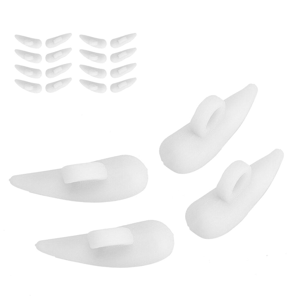 White 10 Pairs Sebs Hammer Toe Cushions For Adults, Corrector