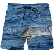 (CBDK-2605, M) Summer Men Women colorful mushrooms Pants 3D Print Fashion Beach Shorts black swimming sports casual shorts
