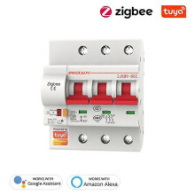 (63A 2) 1P/2P/3P/4P Tuya Zigbee Smart Circuit Breaker 16A-125A Automatic Switch Overload Short Circuit Works