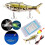 Robotic USB Rechargeable Lures – 13cm, 42g, LED Light, 1-10ft Dive 2