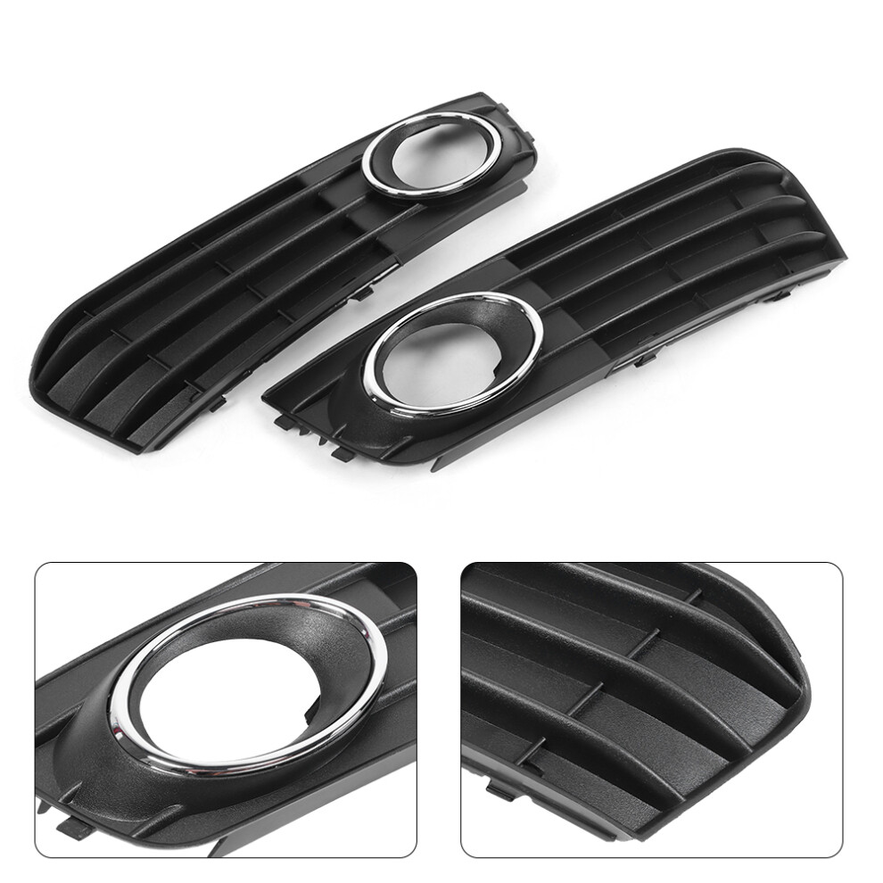 A4 B8 0912 Left Right Fog Grille Set 7806371618393