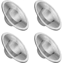 4pcs Heavy Duty Stainless Steel Slop Basket Filter Trap, 2.75" Top / 1" Mesh Metal Sink Strainer - DD