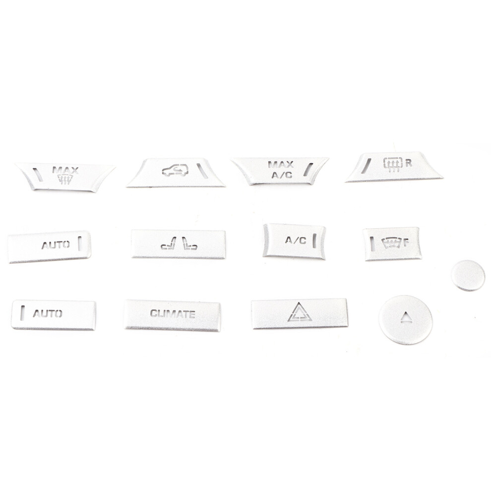 Car Ac Button Decals For Range Rover Sport Silver 7340572392084