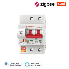 (50A 1) 1P/2P/3P/4P Tuya Zigbee Smart Circuit Breaker 16A-125A Automatic Switch Overload Short Circuit Works