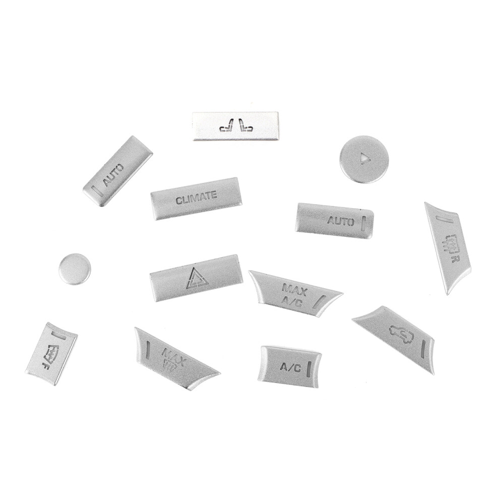 Aluminium Alloy Ac Stickers For Range Rover Sport Silver 7340572319371