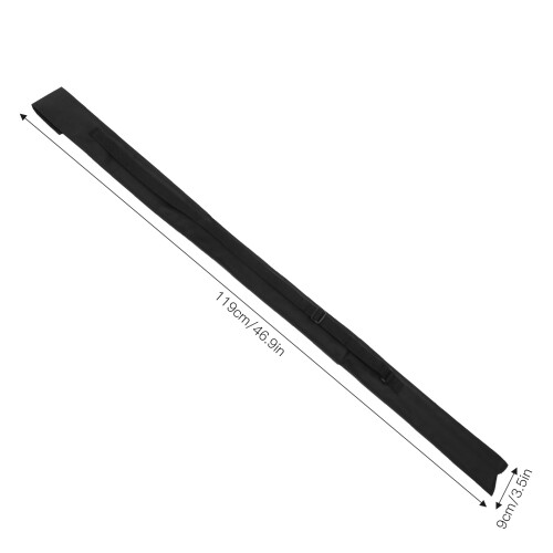 2pcs Canvas Billiard Cue Bag 119cm Adjustable Shoulder Strap 2