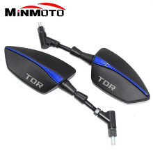 (Blue) compatible with Yamaha Tdr125 Tdr240 Tdr250 Tdr 125 240 250 Motorcycle Rearview Mirror Scooter Mirrors Back Side Convex Mirror 8mm 10mm