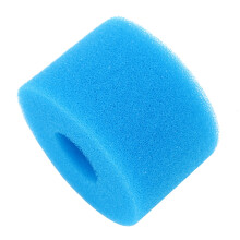 Washable Pool Filter Element, Reusable Concentric Sponge Column, Blue, 7.5cm