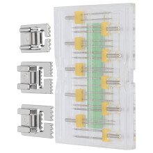 Twin Needles Presser Foot Set 2/90 3/90 4/90 2/80 3/80 4/80 2/75 3/75 4/75 2.5/90 with Storage Box