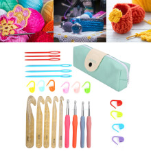 Crochet-Set Kristall DIY Strickwerkzeuge Pullovernadeln Bequem und langlebig