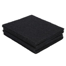 4PCS Cats Litter Box Filter Activated Carbon Fibre Deodorizer 16.7x15.4cm