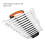 Wall-Mounted Wrench Organizer Shelf Bracket Self-Locking 5-12 Capacity 8