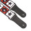 Sublimation Guitar Strap PT-307, Black/White/Red, 92-156cm 5
