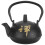 Cast Iron Kettle 0.3L with Strainer Uncoated 1