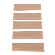 5pcs Toe Tube Separator Protector PU Gel Elastic 10x3cm