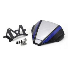 (Black blue grey) compatible with Yamaha Mt-09 Sp Fz-09 Mt09 Fz09 2021 2022 Motorcycle Accessories Front Windshield Windscreen Airflow Wind Deflecto