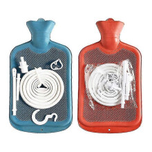 (red) Colon Cleanse Enema Bag With Tubing Hot Water Bottle Shower Douche Home Adult Enema Kit