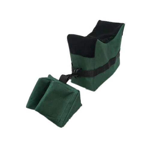 (olive green) Empty Hunting Sandbag Set Front Rear Support Rifle Rest Bag 1