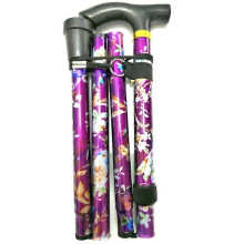 (Purple) Bastone da passeggio robusto e leggero per adulti e anziani
