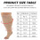 (L) Compression Sock compatible with Men Women, Plus Size Compression Socks Wide Calf, High Knee Flight Socks Medical Compression 2