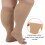 (L) Compression Sock compatible with Men Women, Plus Size Compression Socks Wide Calf, High Knee Flight Socks Medical Compression 4