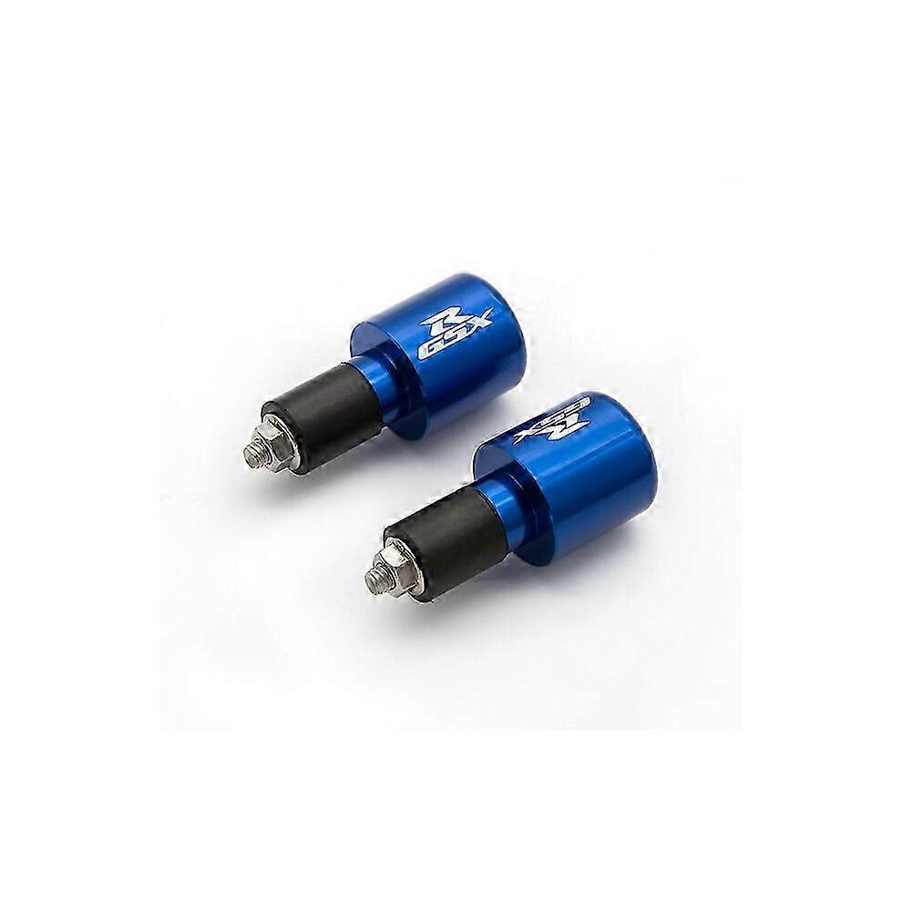 (Blue) Gsxr Cnc Motorcycle Handlebar Grips & Sliders For Suzuki 600 750 1000 1100 Blue 5996097112342