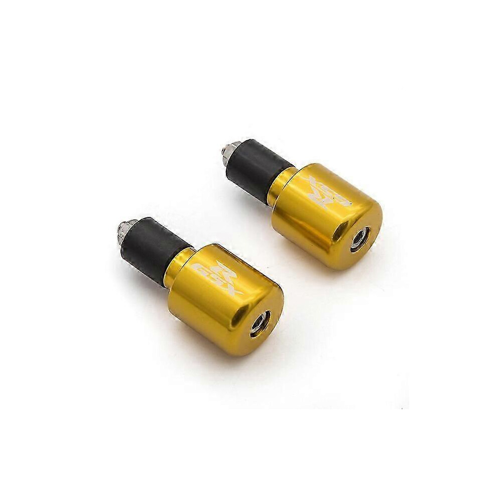 (Gold) Gsxr Cnc Motorcycle Handlebar Grips & Sliders For Suzuki 600 750 1000 1100 Gold 5996097112311