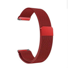 (Chinese Red, 22mm) Cinturini per orologi in metallo resistenti per uomo e donna
