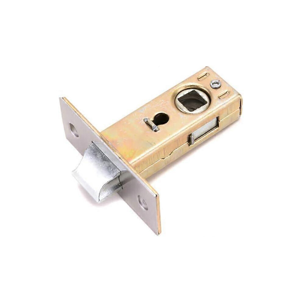 (50Mm) Silent Tubular Latch, Easy Install Mortice Bolt & Square Spindle Kit 5996097111826